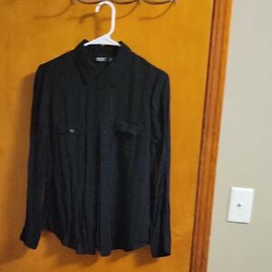 a.n.a Elegant Black Top